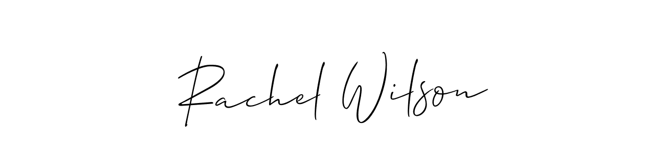 Also we have Rachel Wilson name is the best signature style. Create professional handwritten signature collection using Allison_Script autograph style. Rachel Wilson signature style 2 images and pictures png