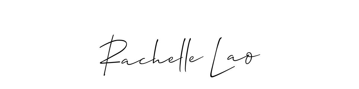 Best and Professional Signature Style for Rachelle Lao. Allison_Script Best Signature Style Collection. Rachelle Lao signature style 2 images and pictures png