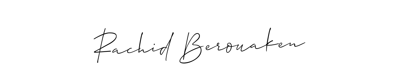 Here are the top 10 professional signature styles for the name Rachid Berouaken. These are the best autograph styles you can use for your name. Rachid Berouaken signature style 2 images and pictures png