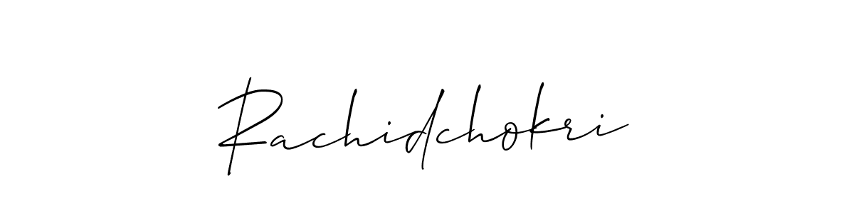 Also You can easily find your signature by using the search form. We will create Rachidchokri name handwritten signature images for you free of cost using Allison_Script sign style. Rachidchokri signature style 2 images and pictures png