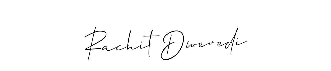 Allison_Script is a professional signature style that is perfect for those who want to add a touch of class to their signature. It is also a great choice for those who want to make their signature more unique. Get Rachit Dwevedi name to fancy signature for free. Rachit Dwevedi signature style 2 images and pictures png