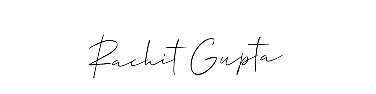 if you are searching for the best signature style for your name Rachit Gupta. so please give up your signature search. here we have designed multiple signature styles  using Allison_Script. Rachit Gupta signature style 2 images and pictures png