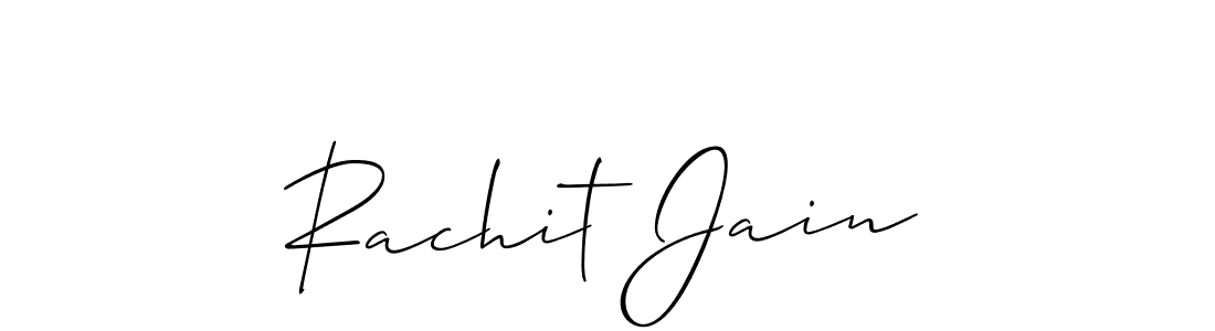 You can use this online signature creator to create a handwritten signature for the name Rachit Jain. This is the best online autograph maker. Rachit Jain signature style 2 images and pictures png