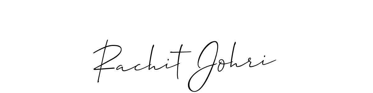 Also You can easily find your signature by using the search form. We will create Rachit Johri name handwritten signature images for you free of cost using Allison_Script sign style. Rachit Johri signature style 2 images and pictures png