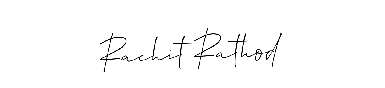 How to make Rachit Rathod signature? Allison_Script is a professional autograph style. Create handwritten signature for Rachit Rathod name. Rachit Rathod signature style 2 images and pictures png