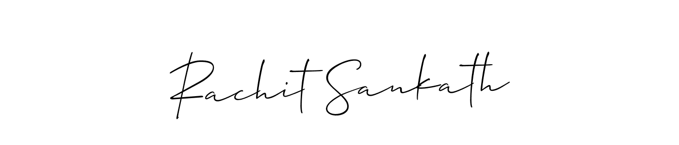 This is the best signature style for the Rachit Sankath name. Also you like these signature font (Allison_Script). Mix name signature. Rachit Sankath signature style 2 images and pictures png