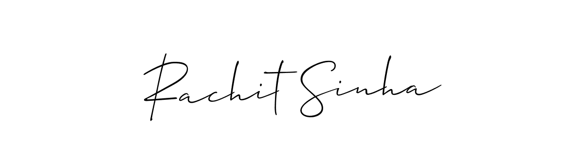 This is the best signature style for the Rachit Sinha name. Also you like these signature font (Allison_Script). Mix name signature. Rachit Sinha signature style 2 images and pictures png