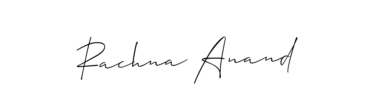 Check out images of Autograph of Rachna Anand name. Actor Rachna Anand Signature Style. Allison_Script is a professional sign style online. Rachna Anand signature style 2 images and pictures png
