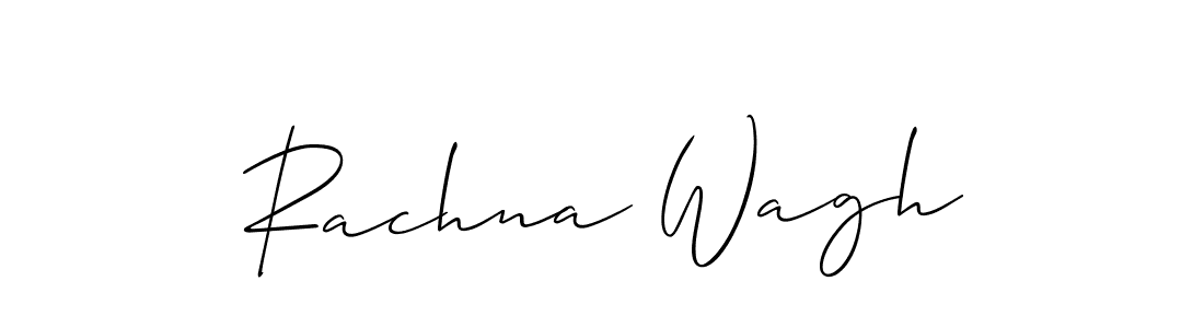 Make a beautiful signature design for name Rachna Wagh. Use this online signature maker to create a handwritten signature for free. Rachna Wagh signature style 2 images and pictures png