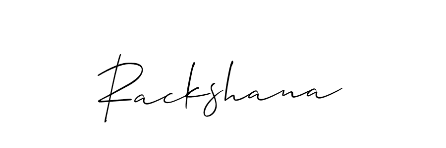 Make a beautiful signature design for name Rackshana. Use this online signature maker to create a handwritten signature for free. Rackshana signature style 2 images and pictures png