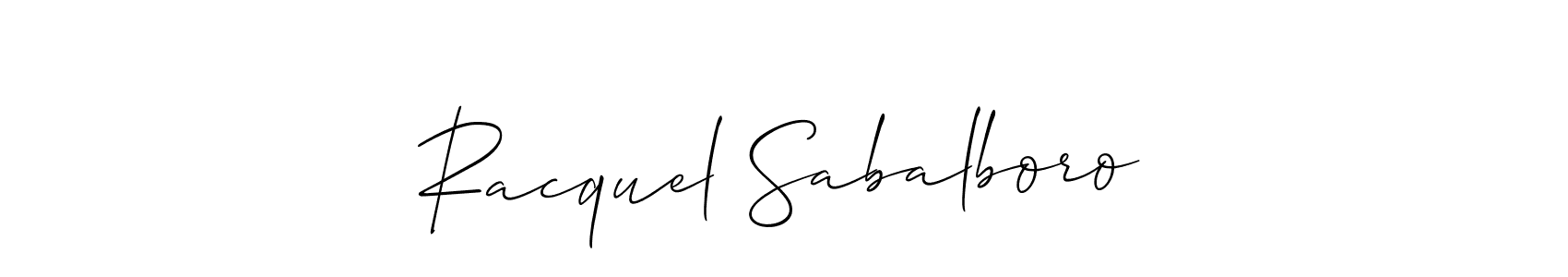 Check out images of Autograph of Racquel Sabalboro name. Actor Racquel Sabalboro Signature Style. Allison_Script is a professional sign style online. Racquel Sabalboro signature style 2 images and pictures png