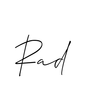 Similarly Allison_Script is the best handwritten signature design. Signature creator online .You can use it as an online autograph creator for name Rad. Rad signature style 2 images and pictures png