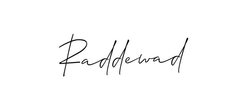 Make a beautiful signature design for name Raddewad. Use this online signature maker to create a handwritten signature for free. Raddewad signature style 2 images and pictures png
