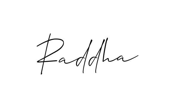 Also You can easily find your signature by using the search form. We will create Raddha name handwritten signature images for you free of cost using Allison_Script sign style. Raddha signature style 2 images and pictures png