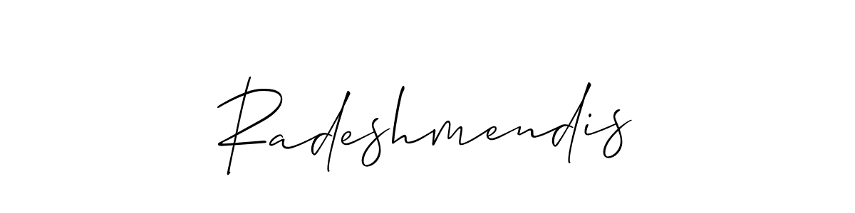 See photos of Radeshmendis official signature by Spectra . Check more albums & portfolios. Read reviews & check more about Allison_Script font. Radeshmendis signature style 2 images and pictures png