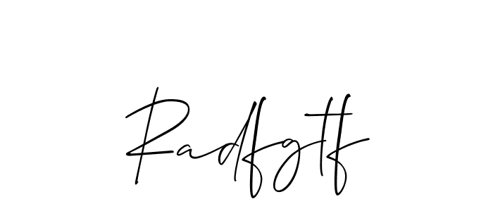 Radfgtf stylish signature style. Best Handwritten Sign (Allison_Script) for my name. Handwritten Signature Collection Ideas for my name Radfgtf. Radfgtf signature style 2 images and pictures png