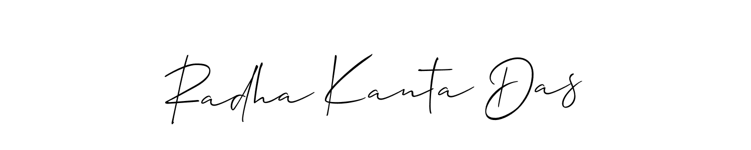 Radha Kanta Das stylish signature style. Best Handwritten Sign (Allison_Script) for my name. Handwritten Signature Collection Ideas for my name Radha Kanta Das. Radha Kanta Das signature style 2 images and pictures png