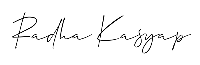 Generate high-definition signature styles for Radha Kasyap. The Allison_Script typeface ensures crisp legibility and sophisticated design. Radha Kasyap signature style 2 images and pictures png