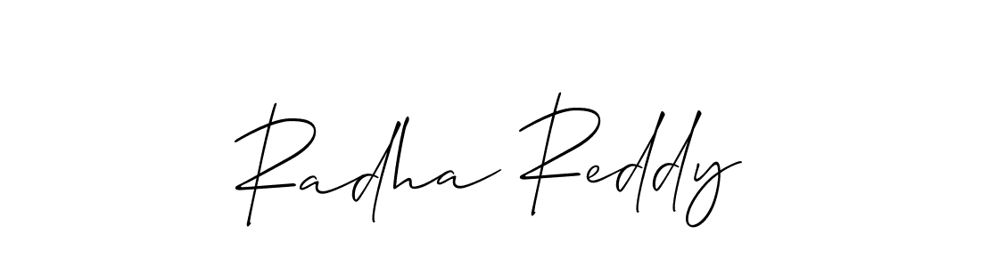 The best way (Allison_Script) to make a short signature is to pick only two or three words in your name. The name Radha Reddy include a total of six letters. For converting this name. Radha Reddy signature style 2 images and pictures png