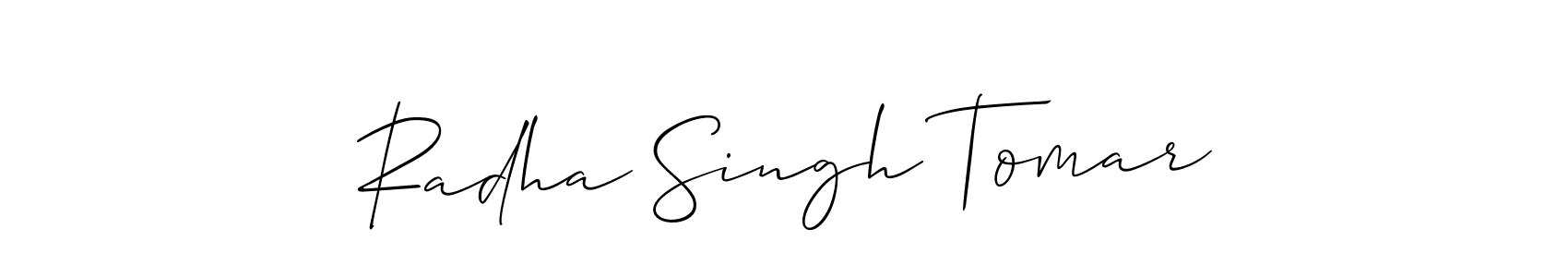 Best and Professional Signature Style for Radha Singh Tomar. Allison_Script Best Signature Style Collection. Radha Singh Tomar signature style 2 images and pictures png