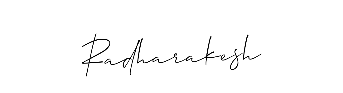 Also we have Radharakesh name is the best signature style. Create professional handwritten signature collection using Allison_Script autograph style. Radharakesh signature style 2 images and pictures png