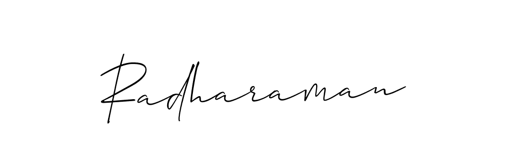 Radharaman stylish signature style. Best Handwritten Sign (Allison_Script) for my name. Handwritten Signature Collection Ideas for my name Radharaman. Radharaman signature style 2 images and pictures png
