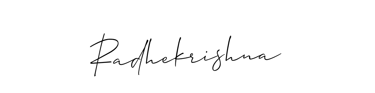 Make a beautiful signature design for name Radhekrishna. Use this online signature maker to create a handwritten signature for free. Radhekrishna signature style 2 images and pictures png