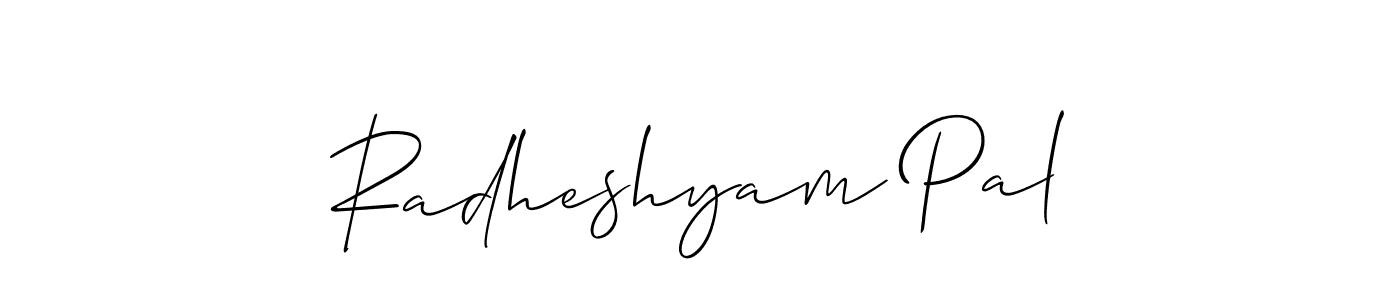 Here are the top 10 professional signature styles for the name Radheshyam Pal. These are the best autograph styles you can use for your name. Radheshyam Pal signature style 2 images and pictures png