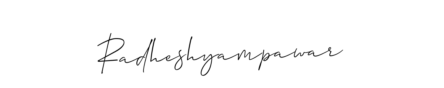 This is the best signature style for the Radheshyampawar name. Also you like these signature font (Allison_Script). Mix name signature. Radheshyampawar signature style 2 images and pictures png