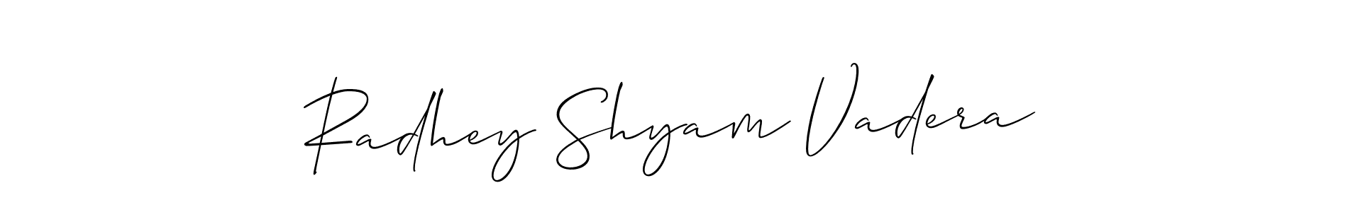 Once you've used our free online signature maker to create your best signature Allison_Script style, it's time to enjoy all of the benefits that Radhey Shyam Vadera name signing documents. Radhey Shyam Vadera signature style 2 images and pictures png