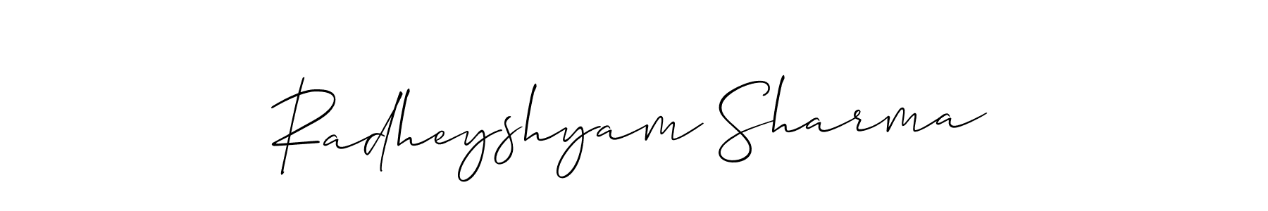 See photos of Radheyshyam Sharma official signature by Spectra . Check more albums & portfolios. Read reviews & check more about Allison_Script font. Radheyshyam Sharma signature style 2 images and pictures png