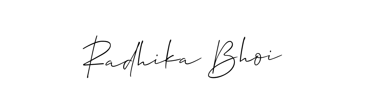 You can use this online signature creator to create a handwritten signature for the name Radhika Bhoi. This is the best online autograph maker. Radhika Bhoi signature style 2 images and pictures png