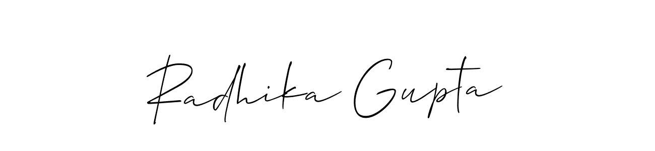 You can use this online signature creator to create a handwritten signature for the name Radhika Gupta. This is the best online autograph maker. Radhika Gupta signature style 2 images and pictures png