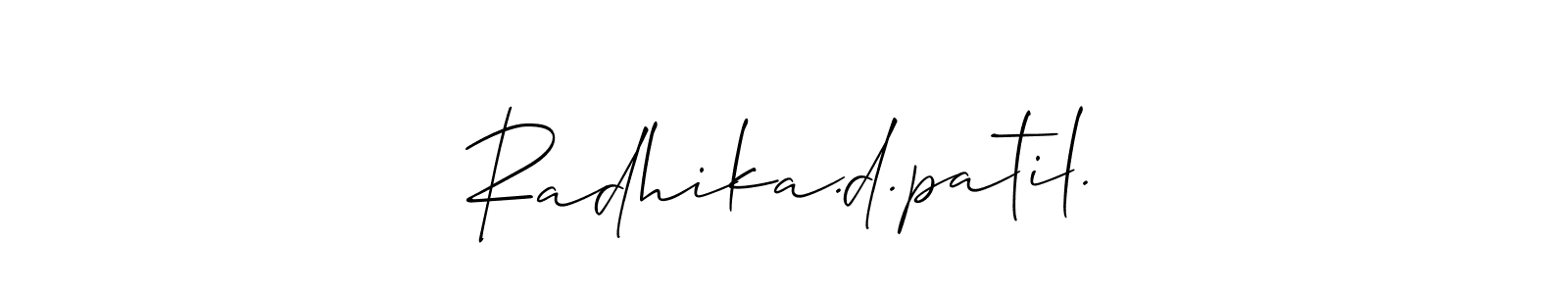 Check out images of Autograph of Radhika.d.patil. name. Actor Radhika.d.patil. Signature Style. Allison_Script is a professional sign style online. Radhika.d.patil. signature style 2 images and pictures png