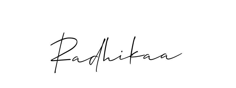 Here are the top 10 professional signature styles for the name Radhikaa. These are the best autograph styles you can use for your name. Radhikaa signature style 2 images and pictures png