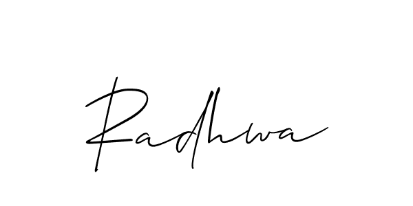 Here are the top 10 professional signature styles for the name Radhwa. These are the best autograph styles you can use for your name. Radhwa signature style 2 images and pictures png