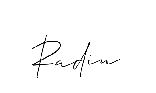 This is the best signature style for the Radin name. Also you like these signature font (Allison_Script). Mix name signature. Radin signature style 2 images and pictures png