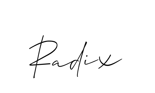 Once you've used our free online signature maker to create your best signature Allison_Script style, it's time to enjoy all of the benefits that Radix name signing documents. Radix signature style 2 images and pictures png