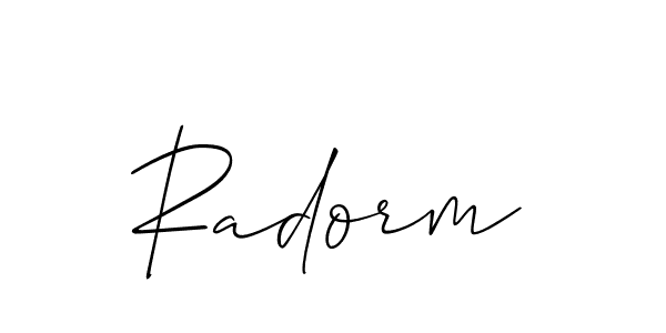 Make a short Radorm signature style. Manage your documents anywhere anytime using Allison_Script. Create and add eSignatures, submit forms, share and send files easily. Radorm signature style 2 images and pictures png