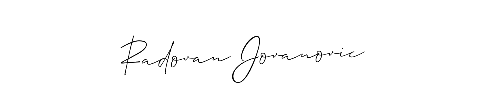 Here are the top 10 professional signature styles for the name Radovan Jovanovic. These are the best autograph styles you can use for your name. Radovan Jovanovic signature style 2 images and pictures png