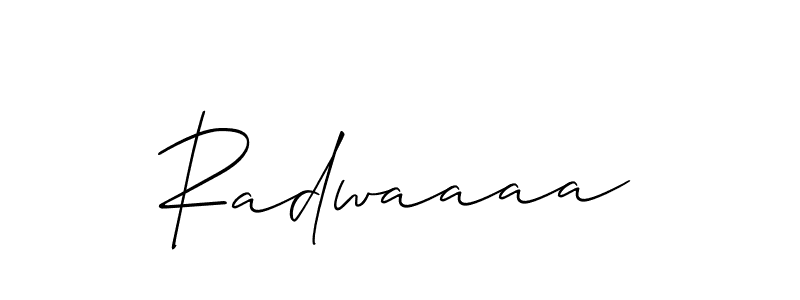 Also we have Radwaaaa name is the best signature style. Create professional handwritten signature collection using Allison_Script autograph style. Radwaaaa signature style 2 images and pictures png