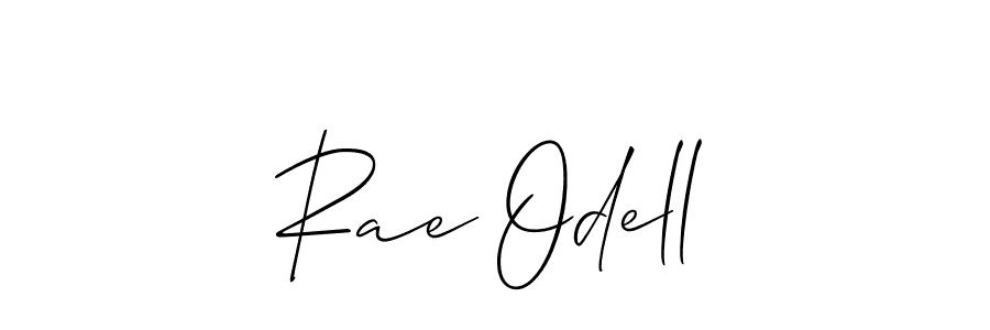 This is the best signature style for the Rae Odell name. Also you like these signature font (Allison_Script). Mix name signature. Rae Odell signature style 2 images and pictures png