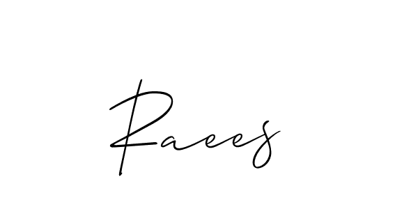 if you are searching for the best signature style for your name Raees . so please give up your signature search. here we have designed multiple signature styles  using Allison_Script. Raees  signature style 2 images and pictures png