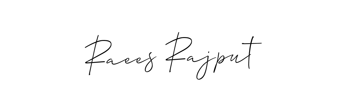 Similarly Allison_Script is the best handwritten signature design. Signature creator online .You can use it as an online autograph creator for name Raees Rajput. Raees Rajput signature style 2 images and pictures png