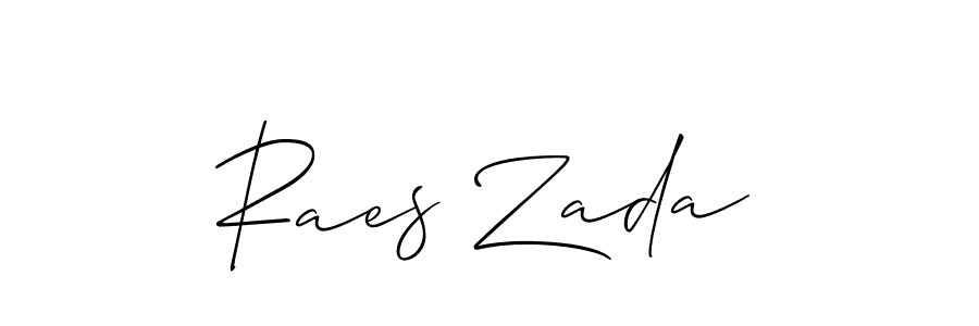 Design your own signature with our free online signature maker. With this signature software, you can create a handwritten (Allison_Script) signature for name Raes Zada. Raes Zada signature style 2 images and pictures png