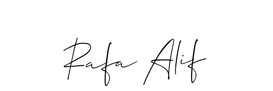 This is the best signature style for the Rafa Alif name. Also you like these signature font (Allison_Script). Mix name signature. Rafa Alif signature style 2 images and pictures png