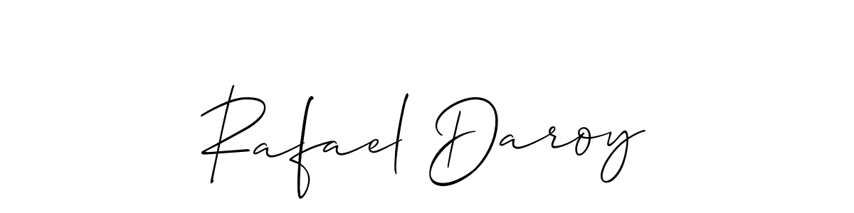 You can use this online signature creator to create a handwritten signature for the name Rafael Daroy. This is the best online autograph maker. Rafael Daroy signature style 2 images and pictures png