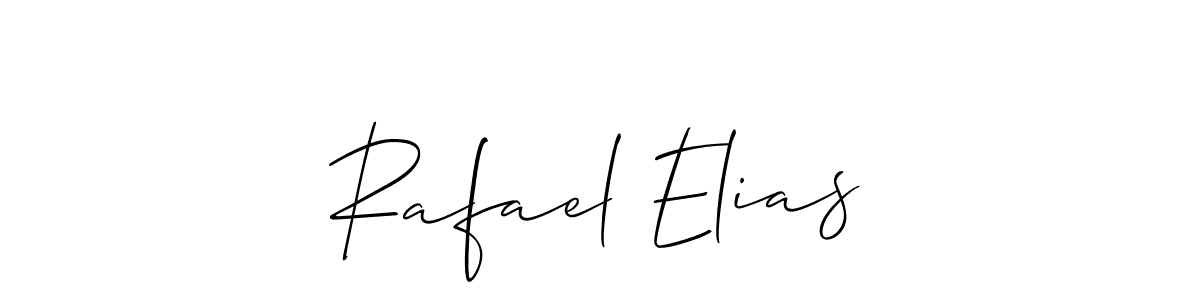 Rafael Elias stylish signature style. Best Handwritten Sign (Allison_Script) for my name. Handwritten Signature Collection Ideas for my name Rafael Elias. Rafael Elias signature style 2 images and pictures png