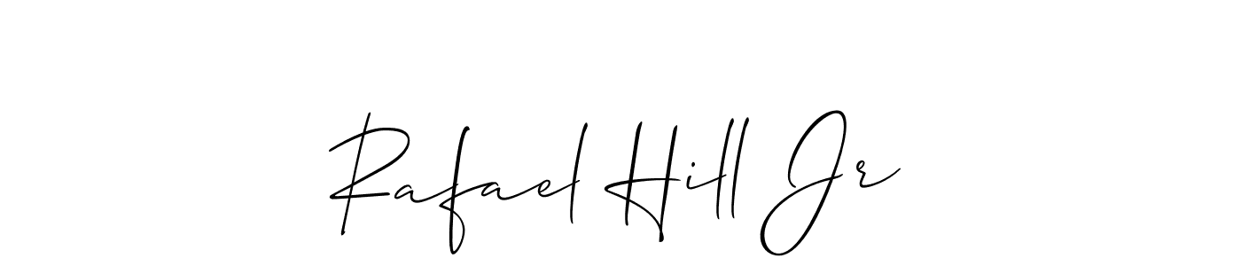 How to Draw Rafael Hill Jr signature style? Allison_Script is a latest design signature styles for name Rafael Hill Jr. Rafael Hill Jr signature style 2 images and pictures png