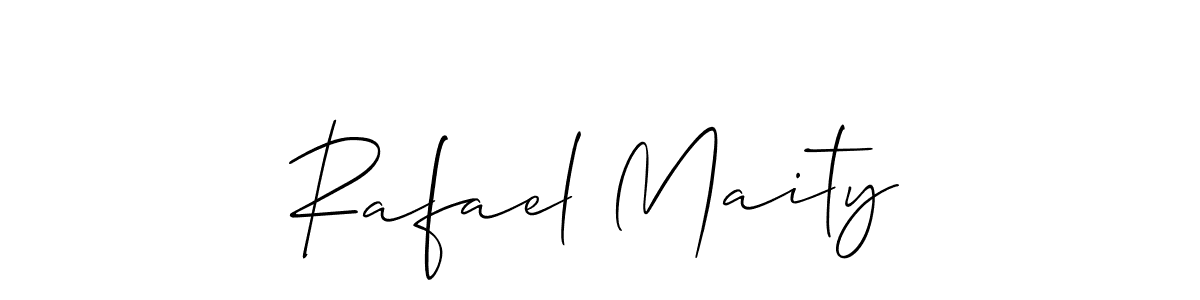 Allison_Script is a professional signature style that is perfect for those who want to add a touch of class to their signature. It is also a great choice for those who want to make their signature more unique. Get Rafael Maity name to fancy signature for free. Rafael Maity signature style 2 images and pictures png